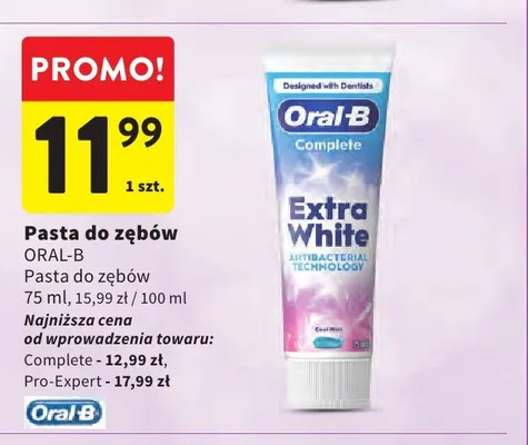 Pasta do zębów Oral-B Pro-Expert promocja w Intermarche