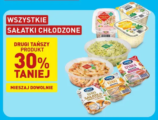 Sałatka mięsna z ogórkiem konserwowym Daglious promocja w Aldi