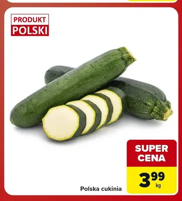 Cukinie polskie promocja w Carrefour Market