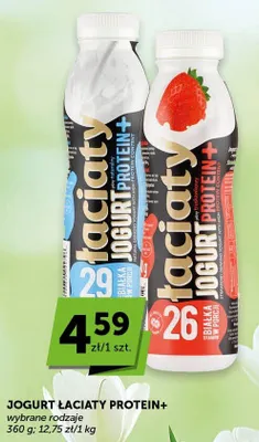 Jogurt łaciaty protein+ promocja w Euro Sklep