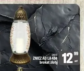 Znicz Ad La 484 brokat złoty Dabex promocja w Tomi Markt