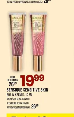 Róż w kremie Sensique Sensitive Skin promocja w Drogerie Natura