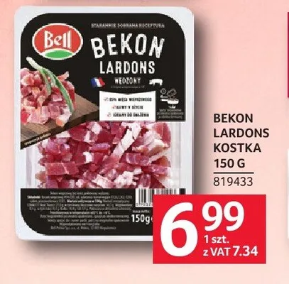 Bekon lardons kostka Bell promocja w Selgros