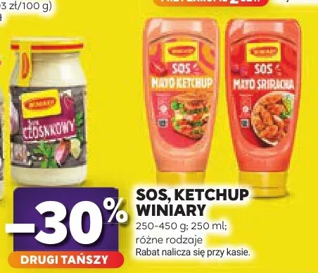 Mayo Ketchup Winiary promocja w Stokrotka