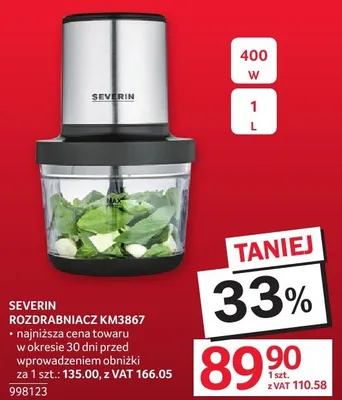 Rozdrabniacz Severin KM3867 promocja w Selgros