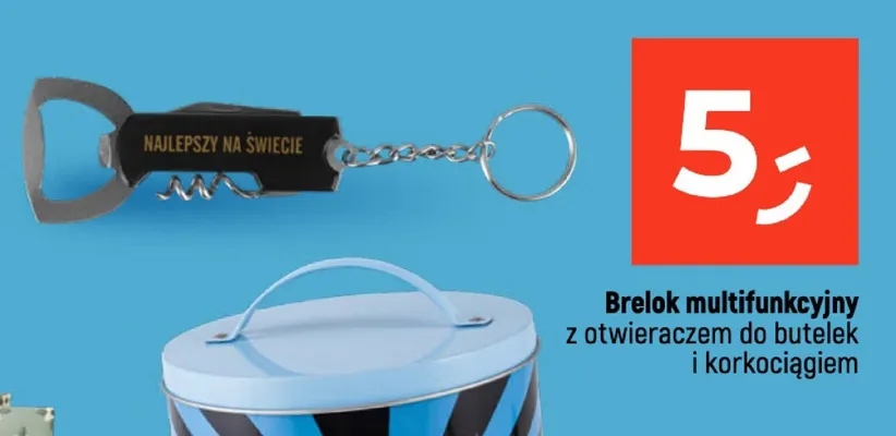 Brelok multifunkcyjny z otwieraczem do butelek i korkociągiem promocja w Dealz