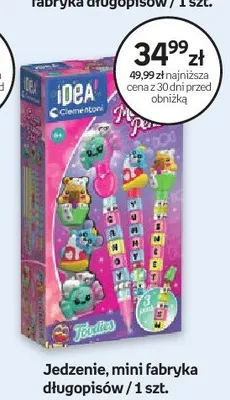 Jedzenie mini fabryka długopisów promocja w Dzień Dziecka