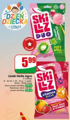 Lizaki Skillz Agro promocja w Dino