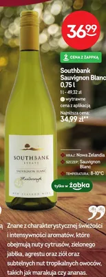 Wino Southbank Sauvignon Blanc promocja w Żabka