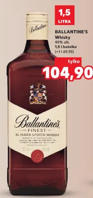 Whisky Ballantine's 40% promocja w Kaufland
