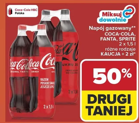 Napój gazowany Coca-Cola promocja w Carrefour Market