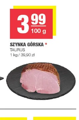 Szynka górska Taurus promocja w SPAR