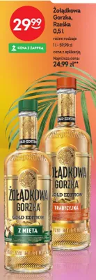 Likier Żołądkowa Gorzka Gold Edition Tradycyjna promocja w Żabka