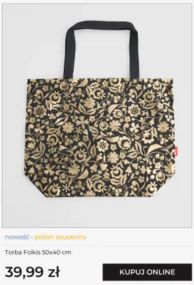 Torba Folkis 50x40cm promocja w home&you