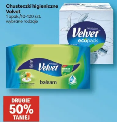 Chusteczki higieniczne wybrane rodzaje promocja w Delikatesy Centrum