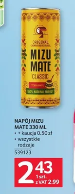 Napój Mizu Mate promocja w Selgros