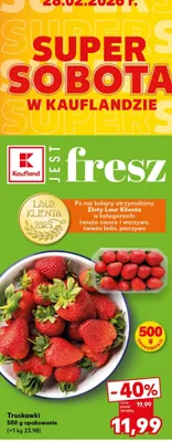 Truskawki promocja w Kaufland