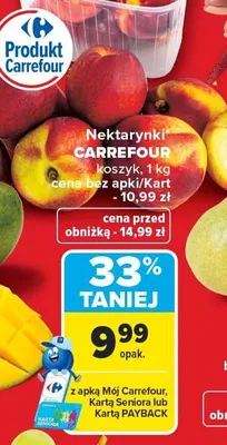 Nektarynki Carrefour promocja w Carrefour Market