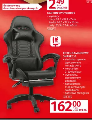Fotel gamingowy Snake 2,0 promocja w Selgros