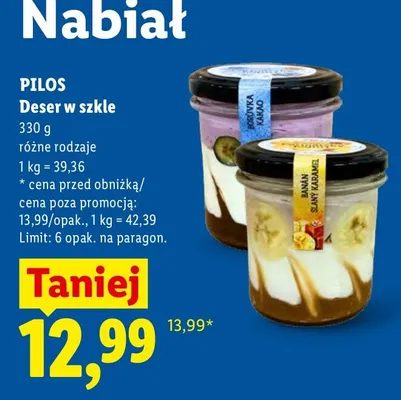 Deser w szkle promocja w Lidl