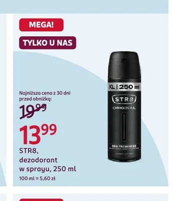 Dezodorant w sprayu STR8 Original promocja w Rossmann