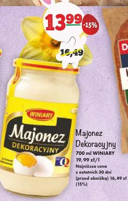 Majonez dekoracyjny promocja w Arhelan