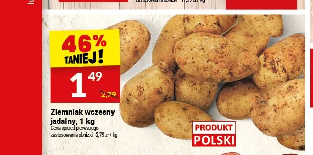 Ziemniak wczesny jadalny promocja w Twój Market