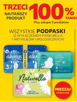 Podpaski wybrane rodzaje promocja w Kaufland