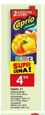 Napój Caprio promocja w Twój Market