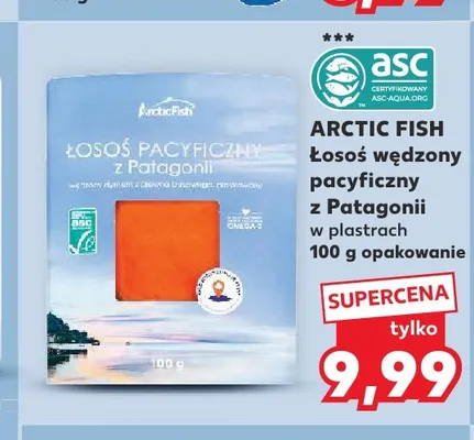 Łosoś wędzony pacyficzny z Patagonii Arctic Fish promocja w Kaufland