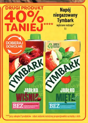 Napój niegazowany Tymbark Jabłko Wiśnia promocja w POLOmarket