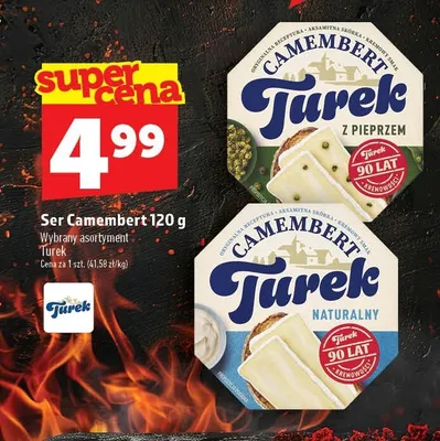 Ser Camembert naturalny Turek promocja w TOPAZ