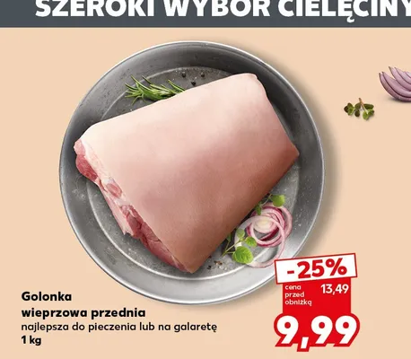 Golonka wieprzowa przednia promocja w Kaufland