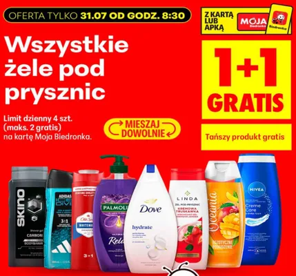 Żel pod prysznic Str8 freak promocja w Biedronka