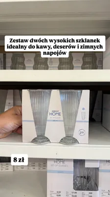 Zestaw szklanek wysokich Pepco Home promocja w Pepco