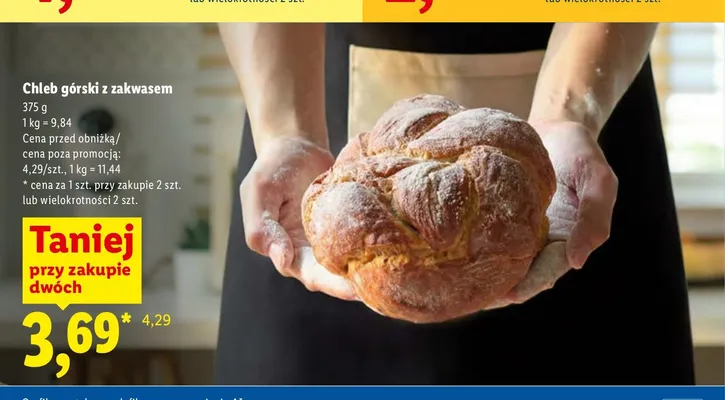 Chleb górski z zakwasem promocja w Lidl