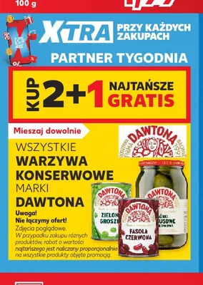 Fasola czerwona konserwowa Dawtona promocja w Kaufland