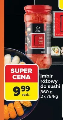 Imbir różowy do sushi promocja w Carrefour