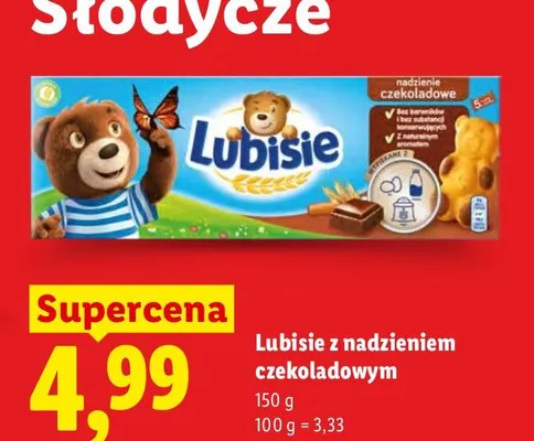 Lubisie z nadzieniem czekoladowym promocja w Lidl