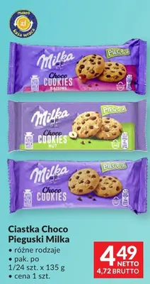 Ciastka Choco Pieguski Milka różne rodzaje promocja w Makro