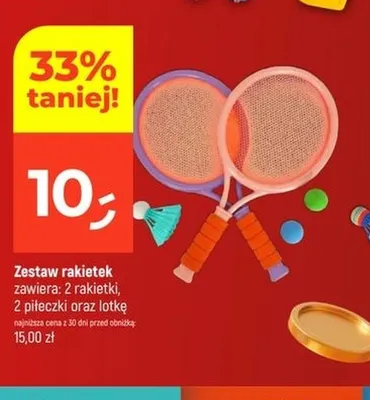 Zestaw rakietek promocja w Dealz