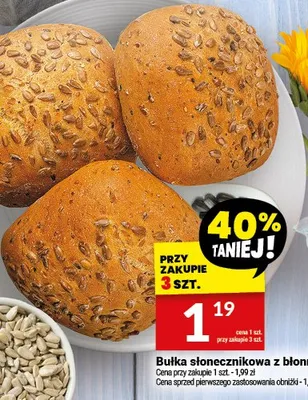 Bułka słonecznikowa z błonnikiem promocja w Twój Market
