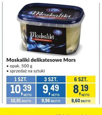 Moskaliki delikatesowe Mors promocja w Makro