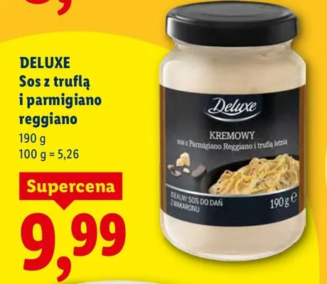 Sos z truflą i parmigiano reggiano promocja w Lidl