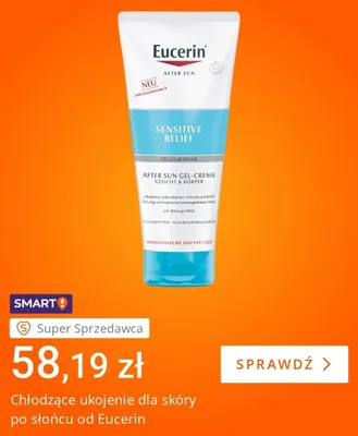 Żel-krem po opalaniu Eucerin After Sun Sensitive Relief promocja w Allegro