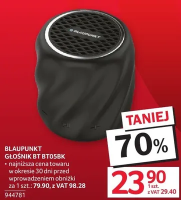 Głośnik BT BT05BK Blaupunkt promocja w Selgros