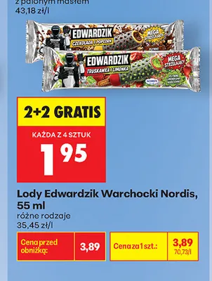 Lody Edwardzik Warchocki Nordis promocja w Biedronka