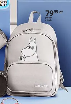Plecak Moomin jasnoszary promocja w Empik