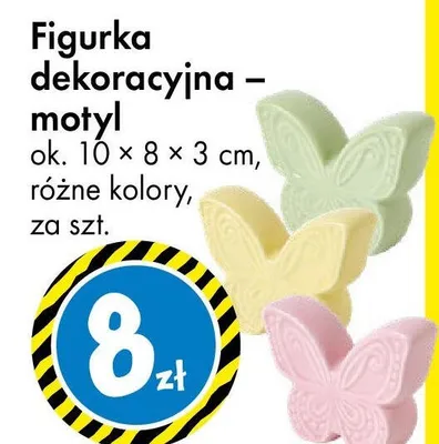 Figurka dekoracyjna – motyl promocja w Tedi