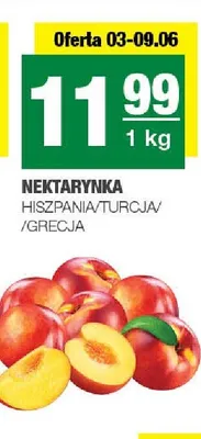 Nektarynka Hiszpania/Turcja/Grecja promocja w SPAR